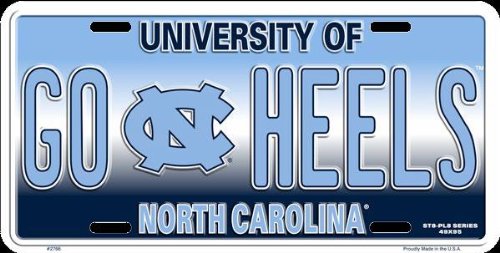 UNC License Plates Available in South Carolina.